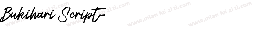 Bukihari Script字体转换
